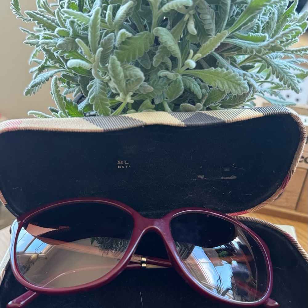 Burberry Burgundy Glasses 2012